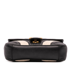 Medium GG Marmont Bicolor Matelasse Leather Shoulder Bag