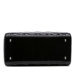 Medium Patent Cannage Lady Dior