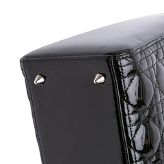 Medium Patent Cannage Lady Dior
