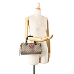 Small GG Supreme Joy Tattoo Heart Boston Bag