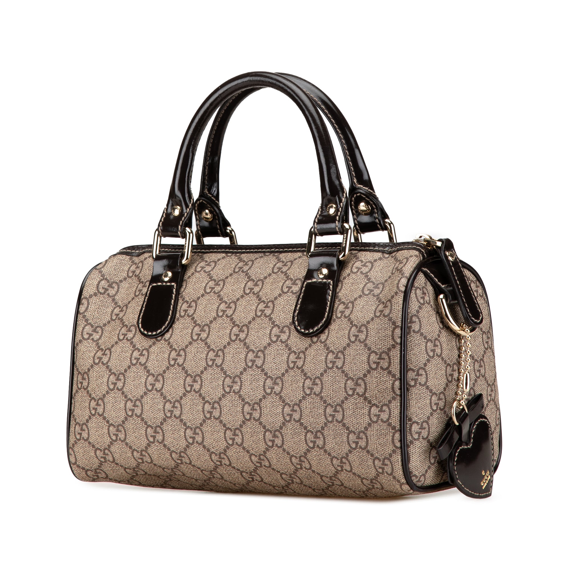 Small GG Supreme Joy Tattoo Heart Boston Bag