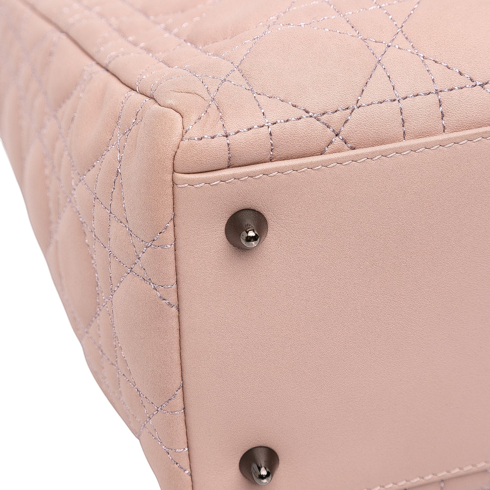 Medium Lambskin Cannage Lady Dior