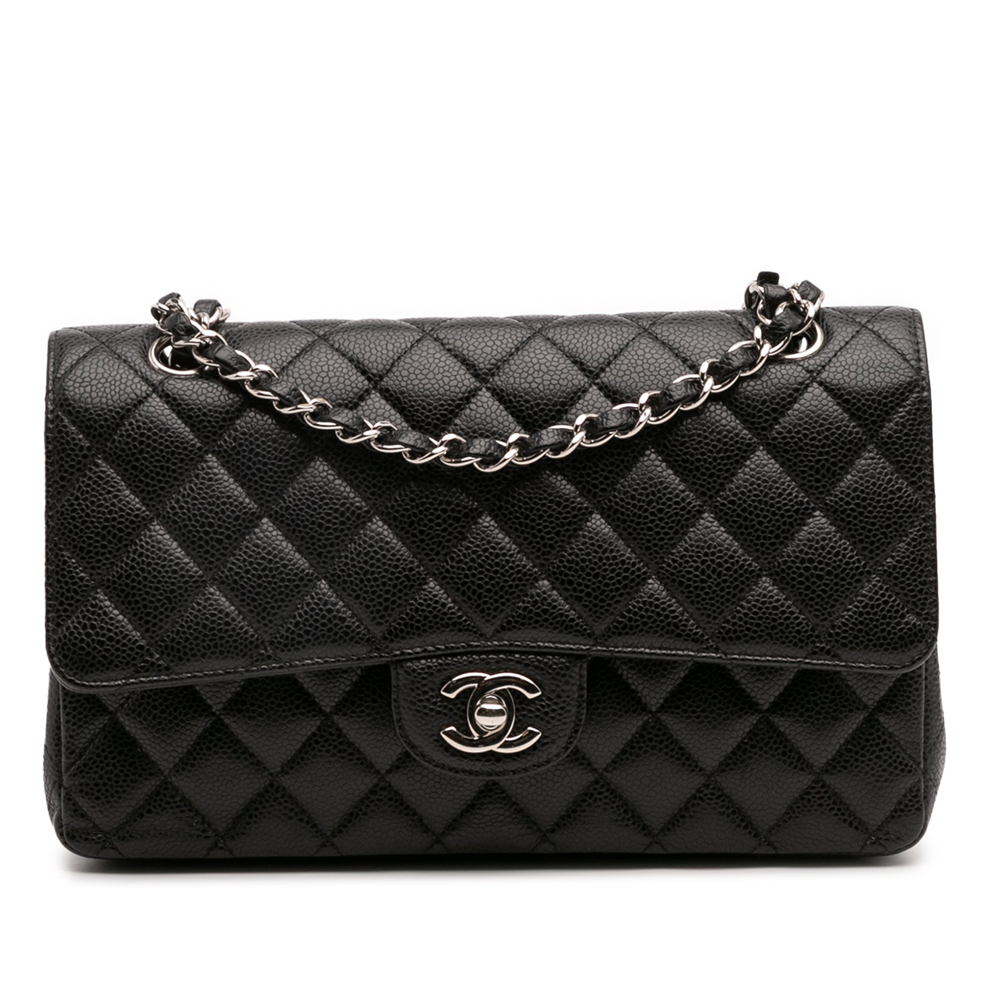 Medium Classic Caviar Double Flap