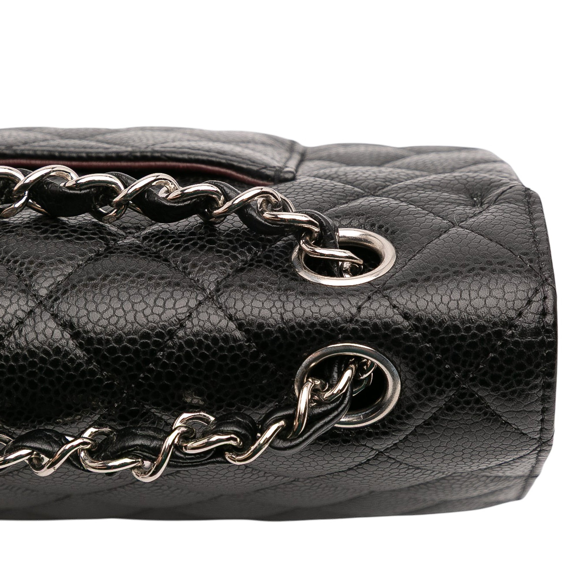 Medium Classic Caviar Double Flap