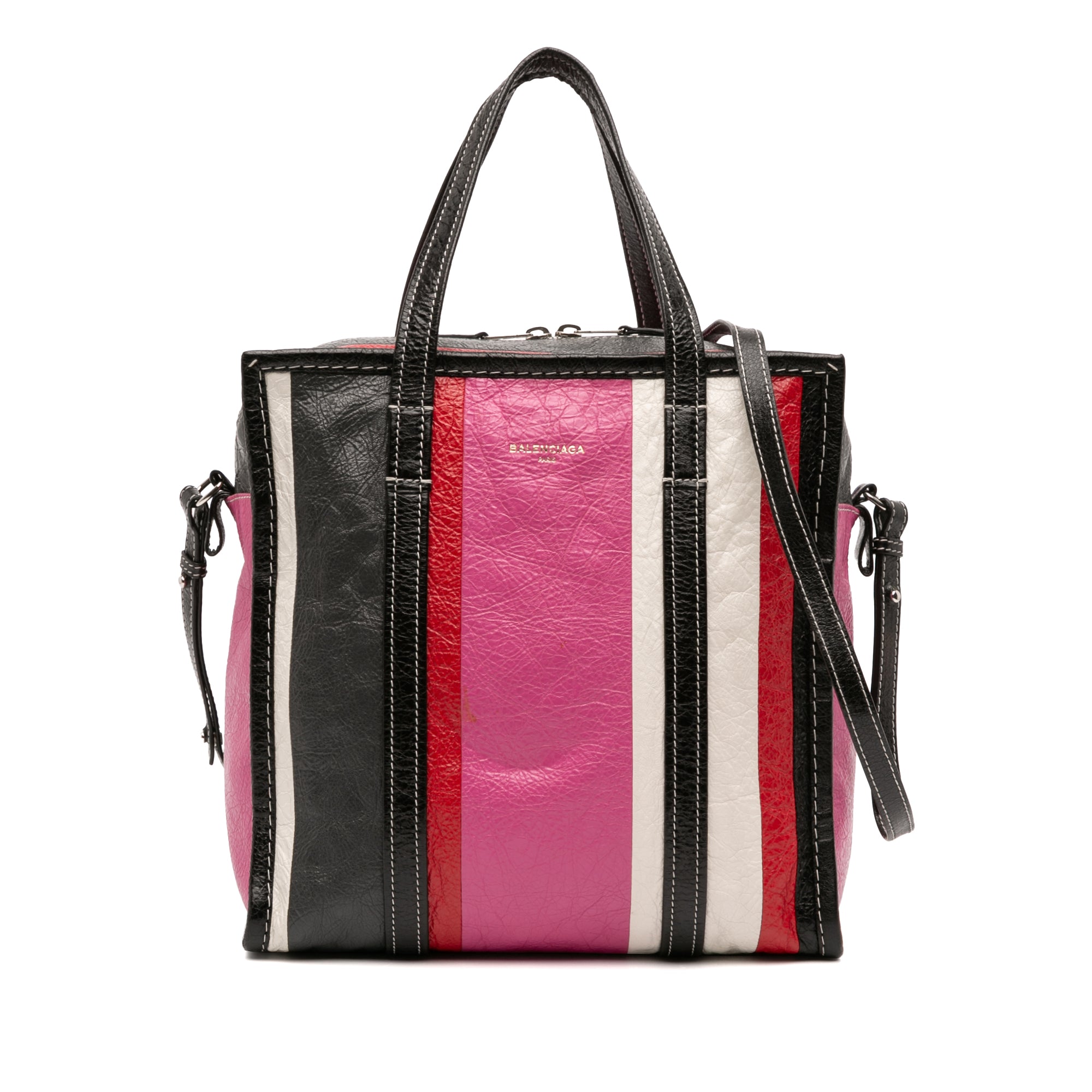 S Lambskin Bazar Shopper Satchel