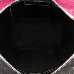 S Lambskin Bazar Shopper Satchel