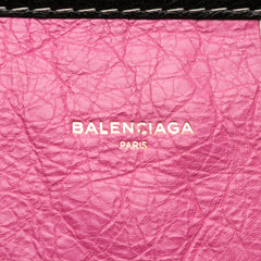 S Lambskin Bazar Shopper Satchel