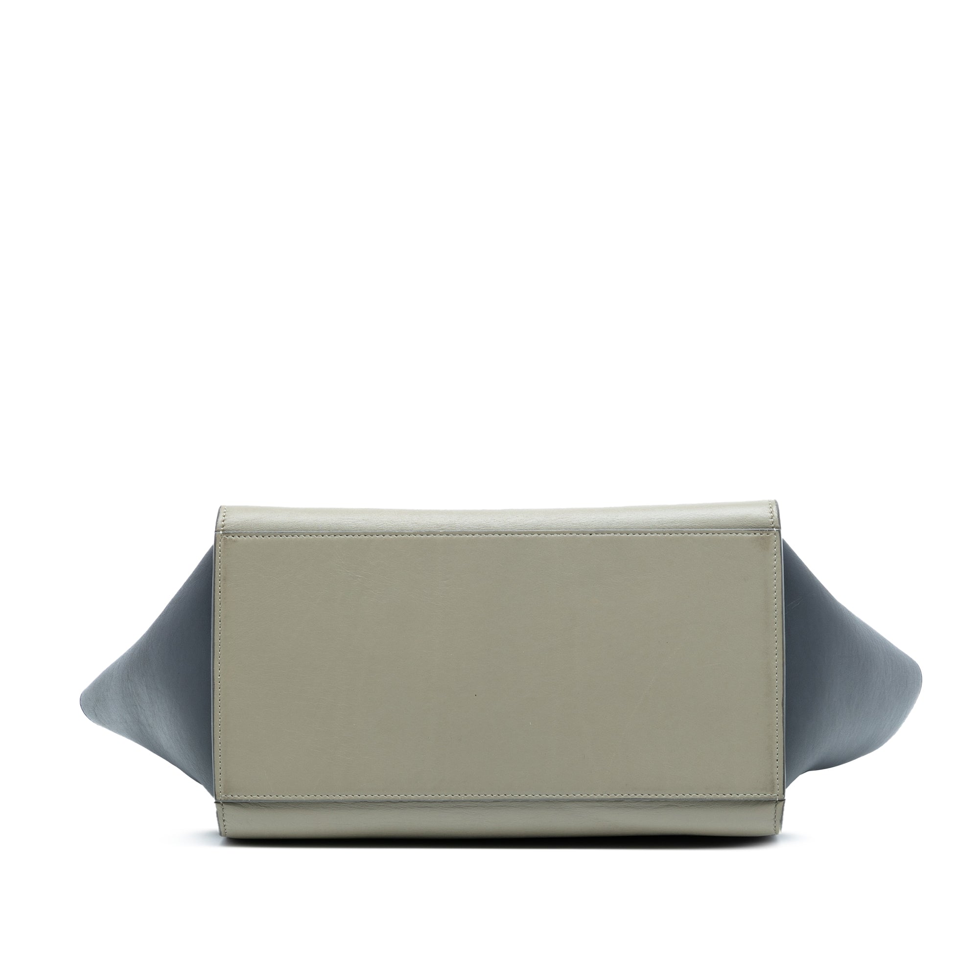 Medium Tricolor Trapeze Satchel