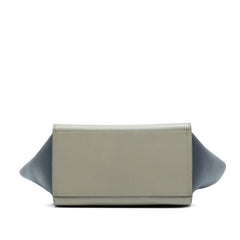 Medium Tricolor Trapeze Satchel