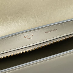 Medium Tricolor Trapeze Satchel