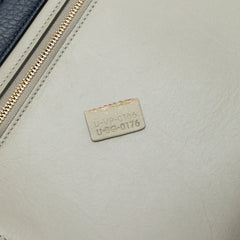 Medium Tricolor Trapeze Satchel