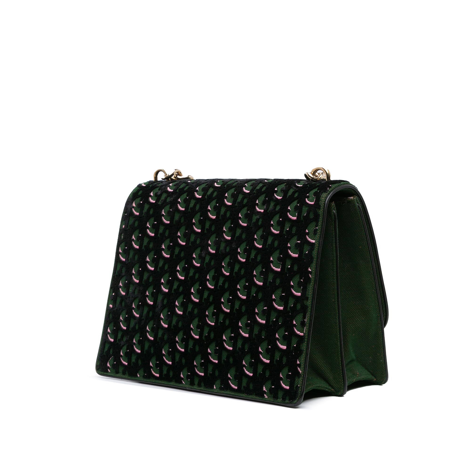 Oblique Velvet Diorama Satchel