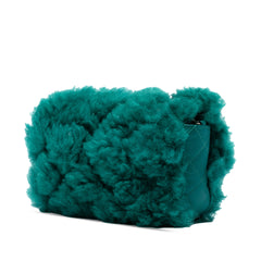 Small CC Shearling Single Flap