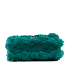 Small CC Shearling Single Flap