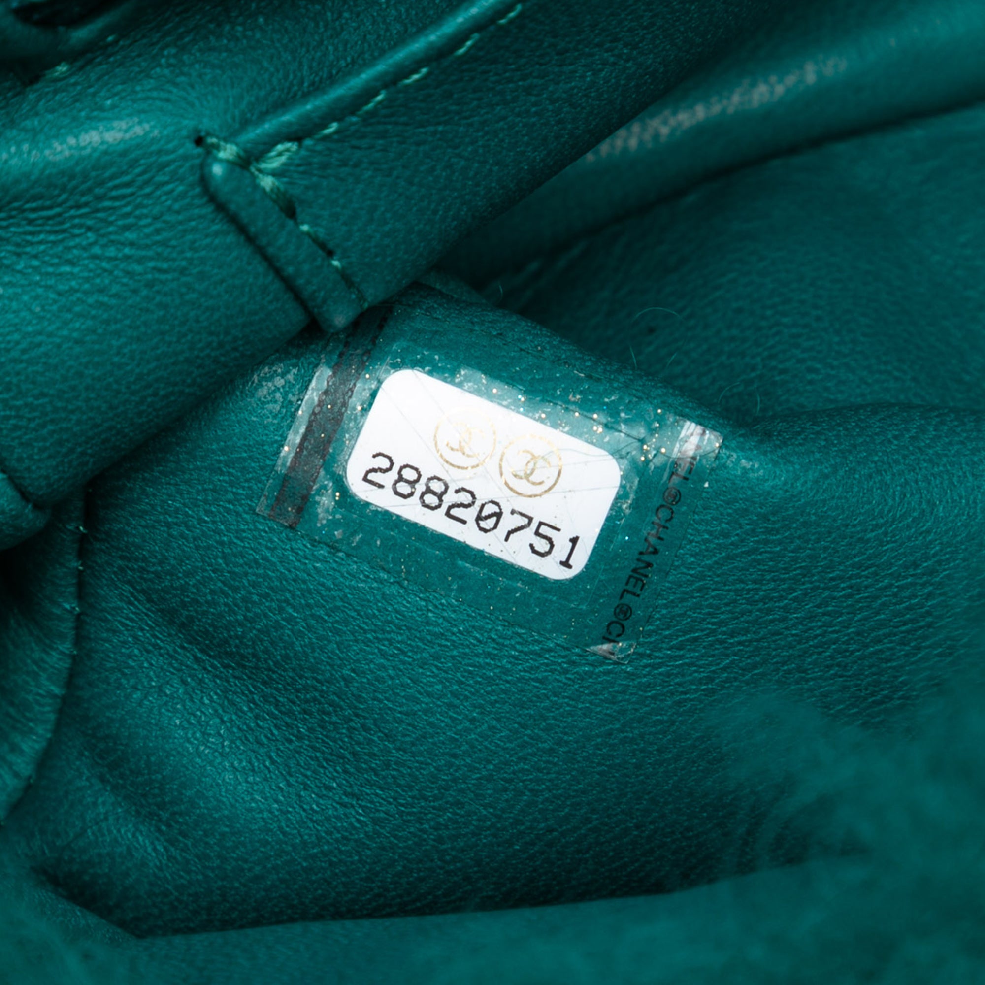 Small CC Shearling Single Flap