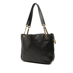 CC Caviar Chain Tote