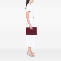 CC Stitched Lambskin Clutch