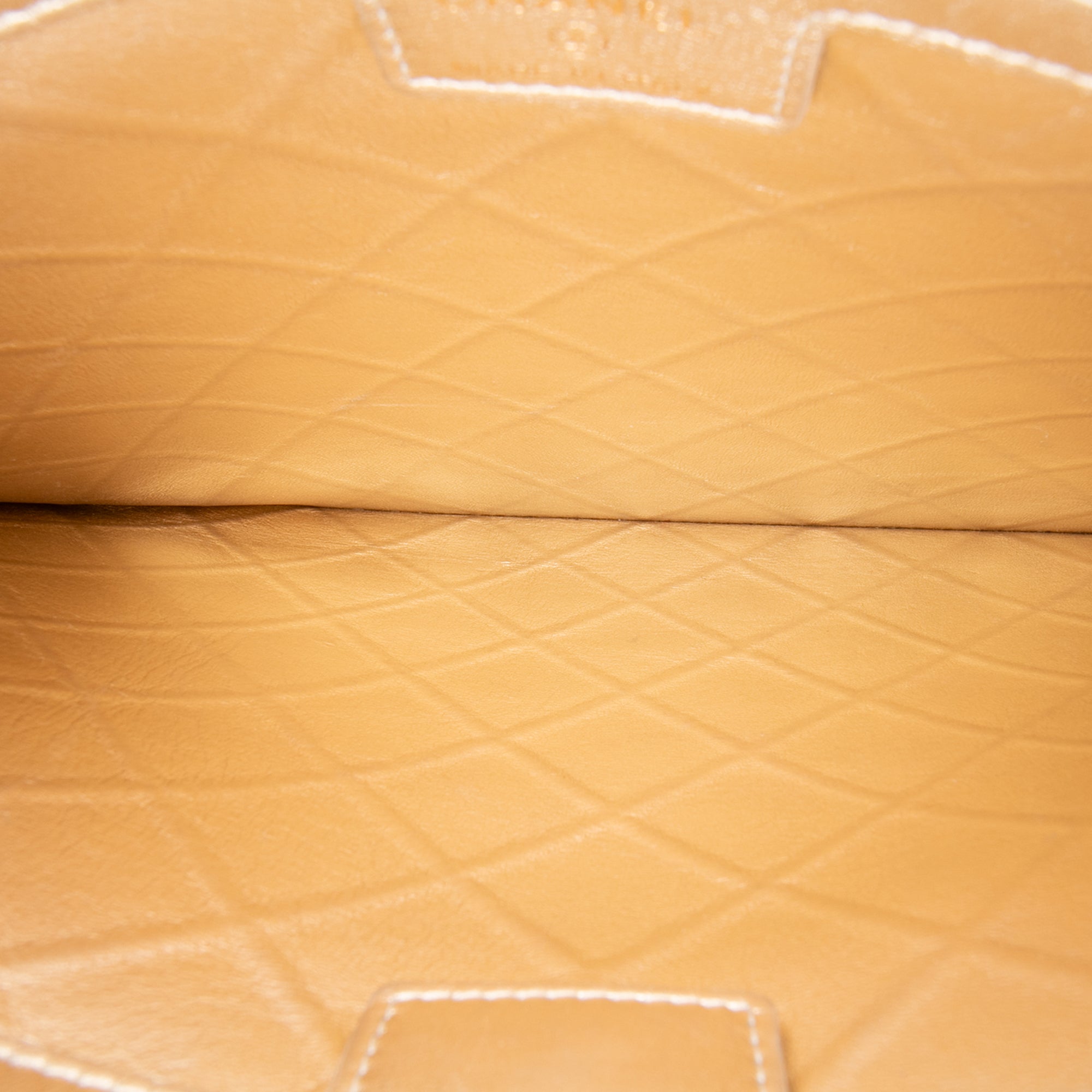 CC Stitched Lambskin Clutch