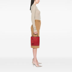 Medium Saffiano Cuir Panier Satchel