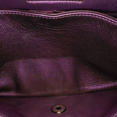 Medium Classic Iridescent Lambskin Double Flap