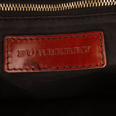 Small House Check Canvas Bridle Gladstone Satchel
