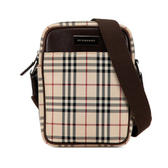 House Check Canvas Crossbody