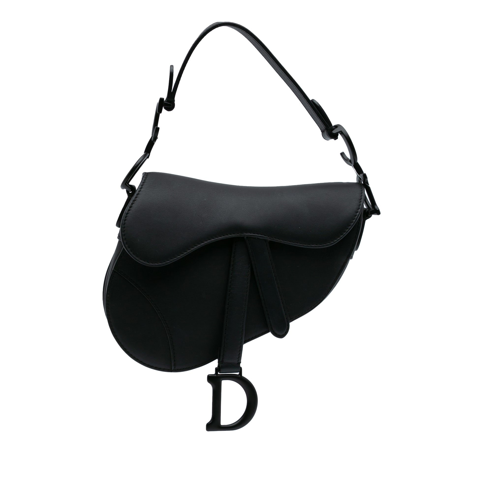 Mini Ultra Matte Calfskin Saddle Bag
