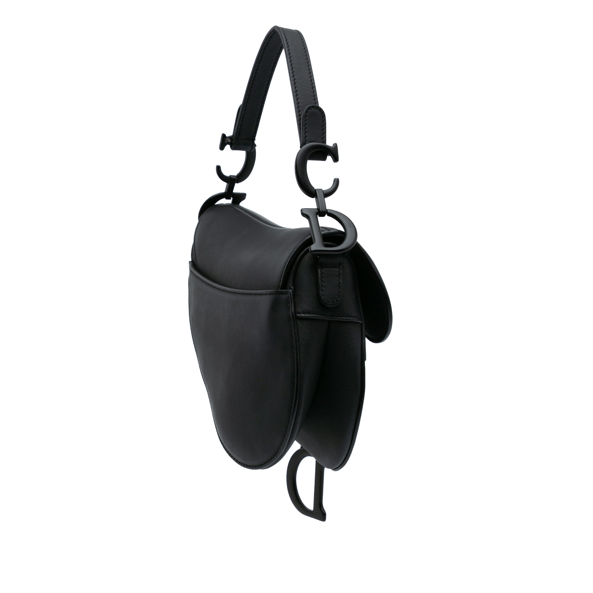 Mini Ultra Matte Calfskin Saddle Bag