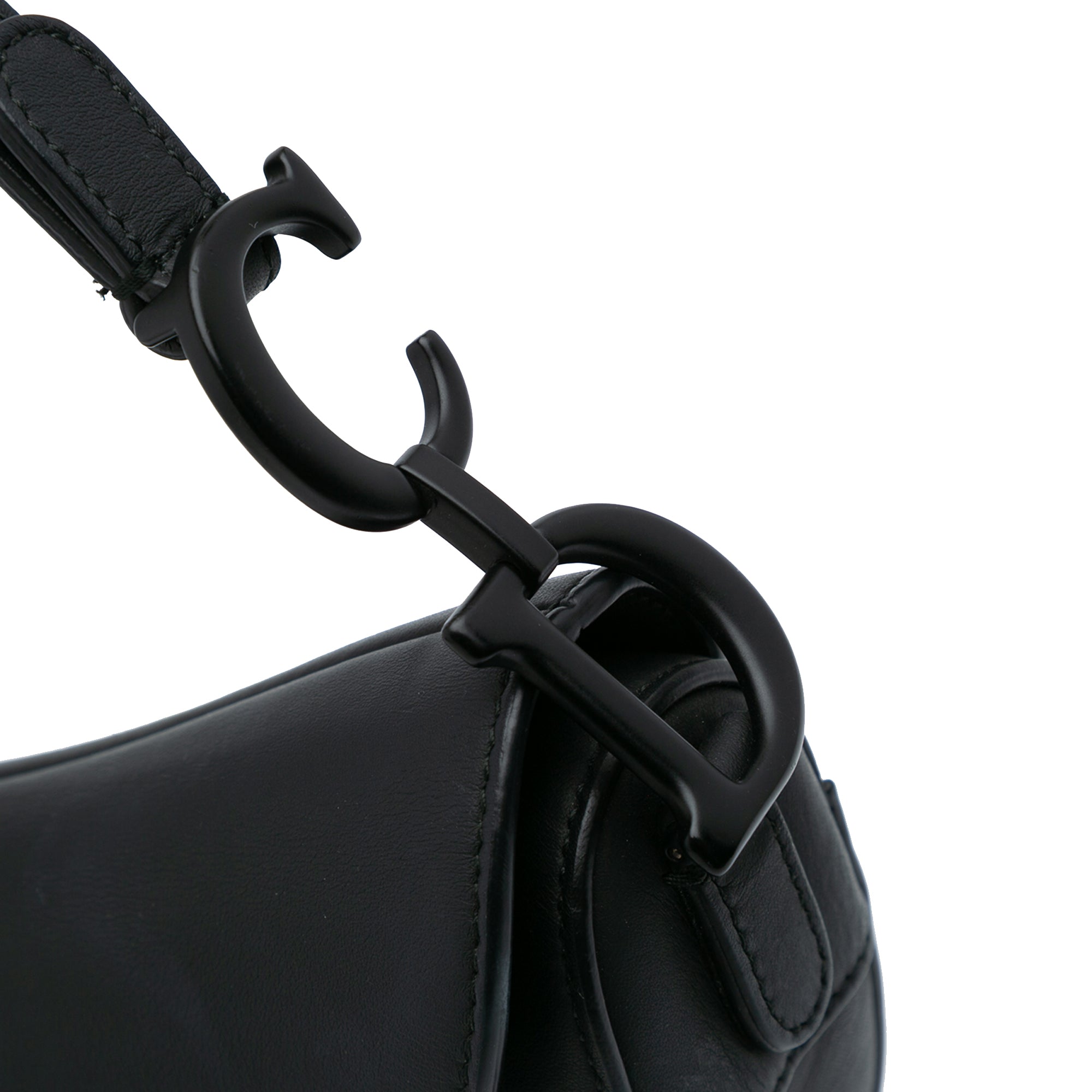 Mini Ultra Matte Calfskin Saddle Bag