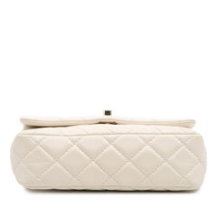 Small Mix Quilted Aged Calfskin New Clutch Flap