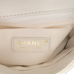 Small Mix Quilted Aged Calfskin New Clutch Flap