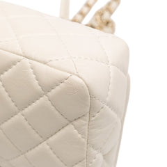Small Mix Quilted Aged Calfskin New Clutch Flap