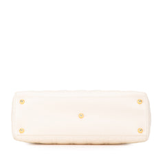 Large Lambskin Cannage Lady Dior