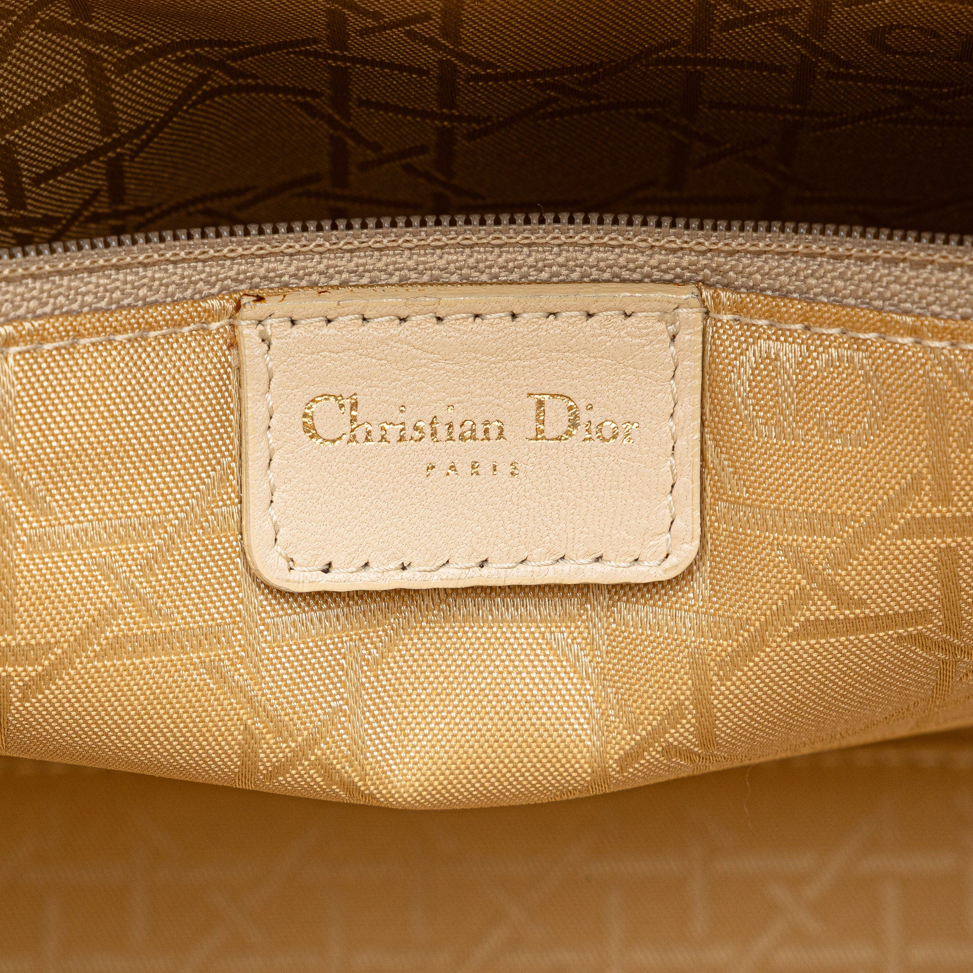 Large Lambskin Cannage Lady Dior