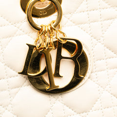 Large Lambskin Cannage Lady Dior