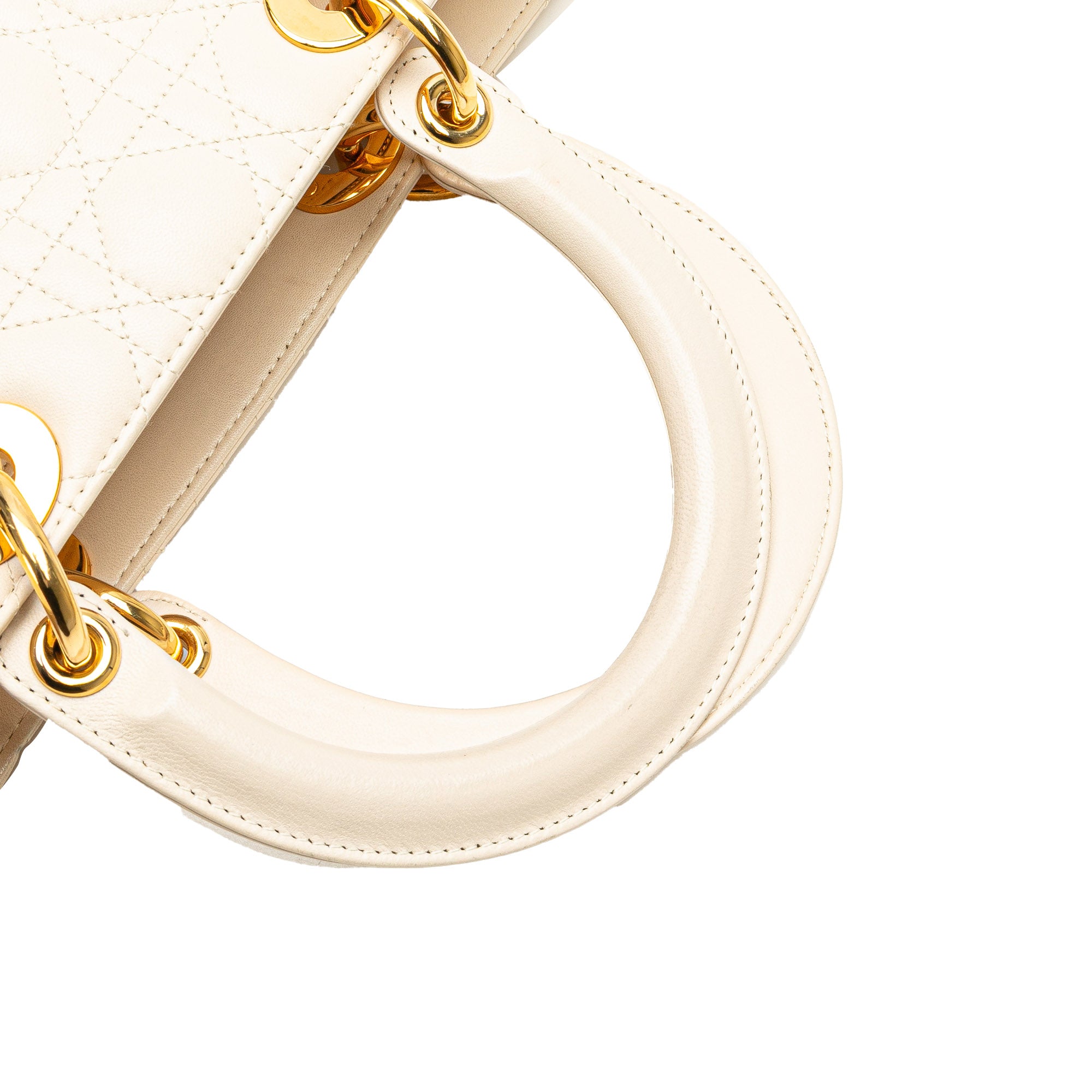 Large Lambskin Cannage Lady Dior