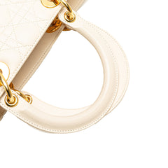 Large Lambskin Cannage Lady Dior