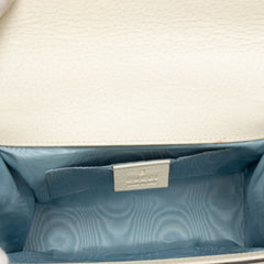 Small Leather Bee Star Padlock Crossbody