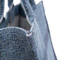 Medium Oblique Denim Book Tote