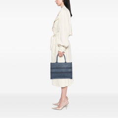 Medium Oblique Denim Book Tote
