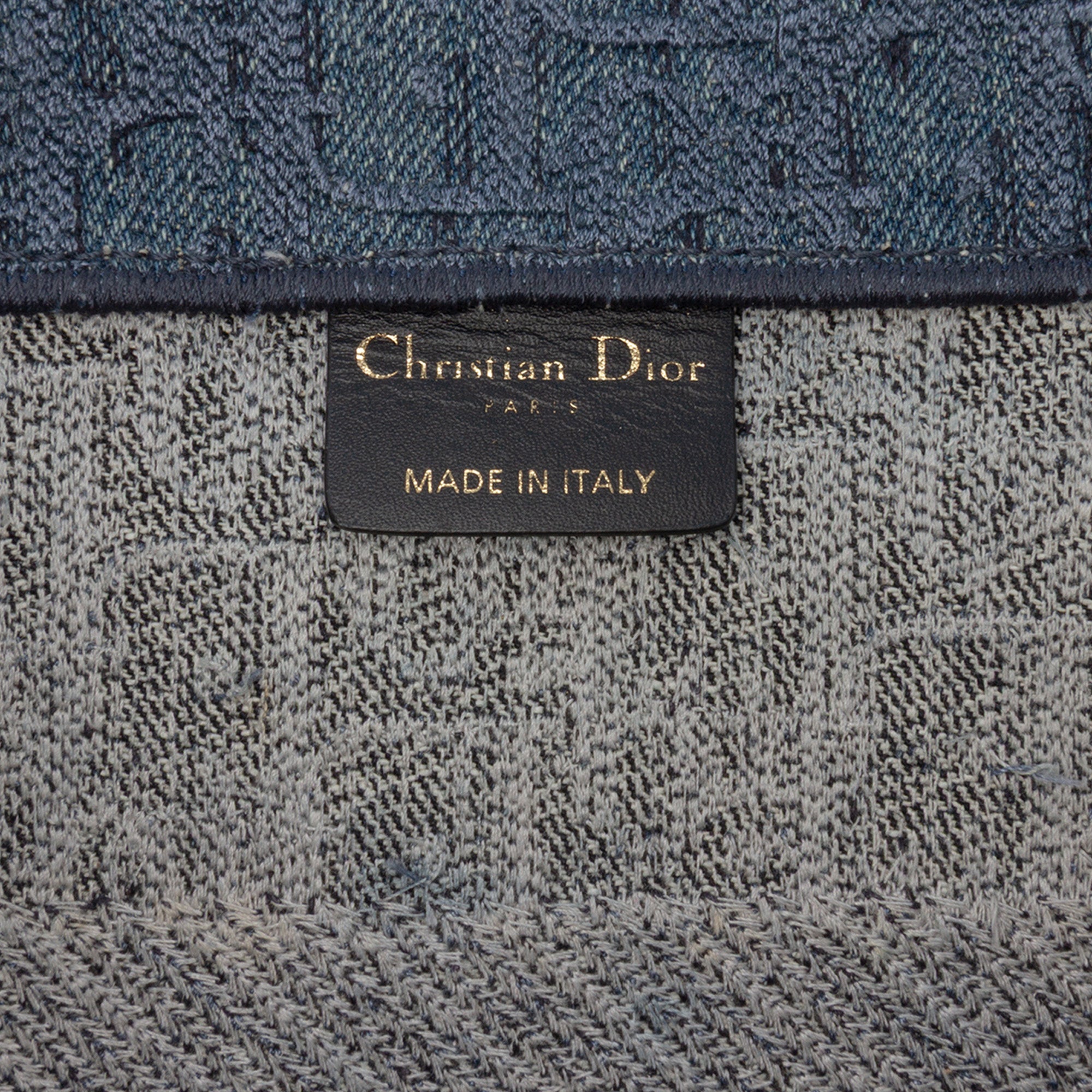 Medium Oblique Denim Book Tote