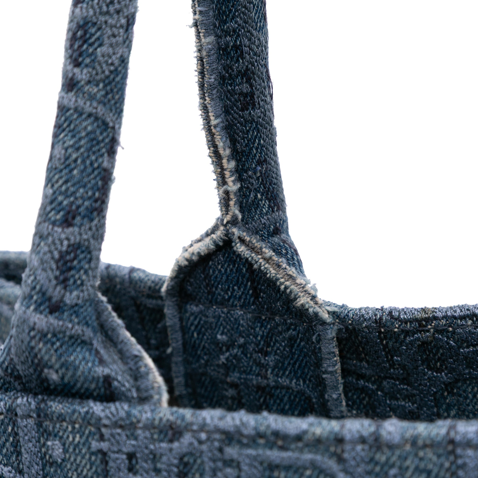 Medium Oblique Denim Book Tote
