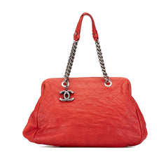 Medium Quilted Caviar Frame Tote