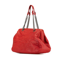 Medium Quilted Caviar Frame Tote