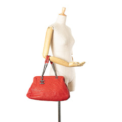 Medium Quilted Caviar Frame Tote