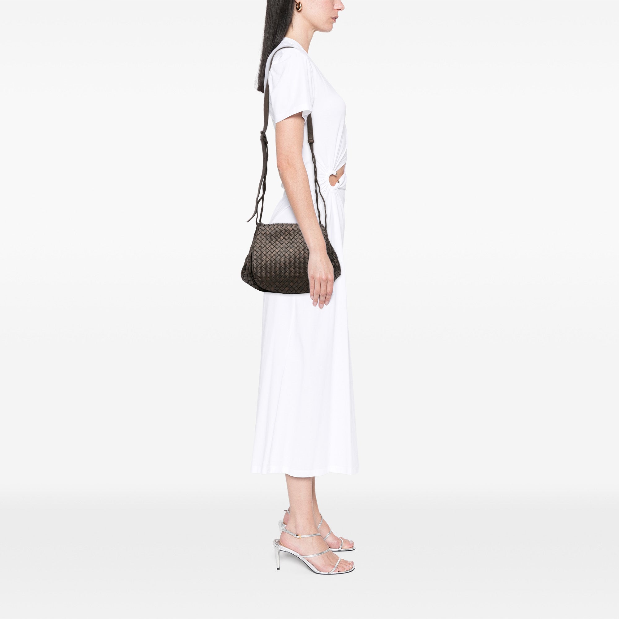 Nappa Intrecciato Flap Crossbody