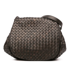 Nappa Intrecciato Flap Crossbody