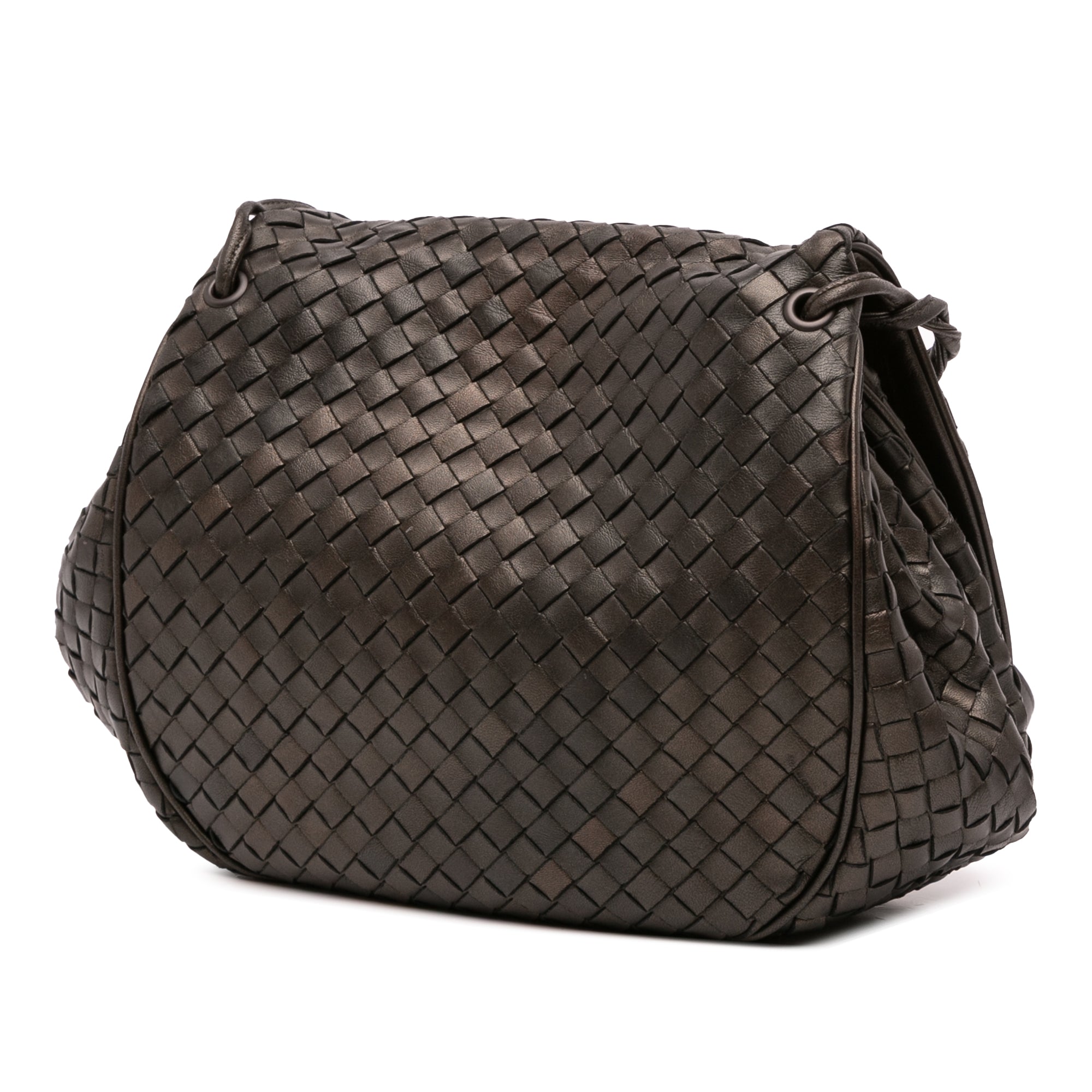 Nappa Intrecciato Flap Crossbody