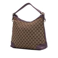 Small GG Canvas Miss GG Hobo
