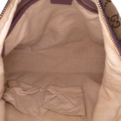 Small GG Canvas Miss GG Hobo
